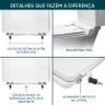 Assento Sanitário Tampa de Vaso Madeira MDF Laqueado Calypso para bacia Incepa 6lpf - Branco - 4