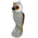 Ver imagem 2 de Coruja Decorativa Branca em Murano - 24x9cm Prime Home Decor