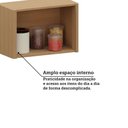 Ver imagem 4 de Armário Aéreo para Geladeira 60cm 2 Portas Lúmia Luciane Móv Freijó