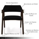 Ver imagem 5 de Conjunto Mesa de Jogos Carteado Bellagio Tampo Reversível e 4 Cadeiras Madeira Poker Base Cone Velud