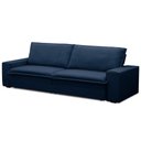 Ver imagem 7 de Sofá Retrátil Reclinável para Sala 3 Lugares 250cm Varsov F04 Veludo Azul - Lyam Decor