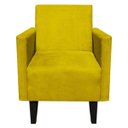 Ver imagem 2 de Poltrona Jade Amarelo Slk Decor