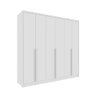 Guarda Roupa Casal 100% Mdf 6 Portas 6 Gavetas com Pés Fortuna Tcil Tcil Móveis Roupeiro 100% Mdf Fo - 17