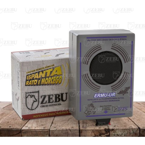 Emissor Extra Unidade Remota Espanta Rato e Morcego Zebu Ermu