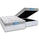 Ver imagem 1 de Cama Box Baú Casal: Colchão Probel D45 / Ep Próextreme Plus Double Face + Base White(138x188)