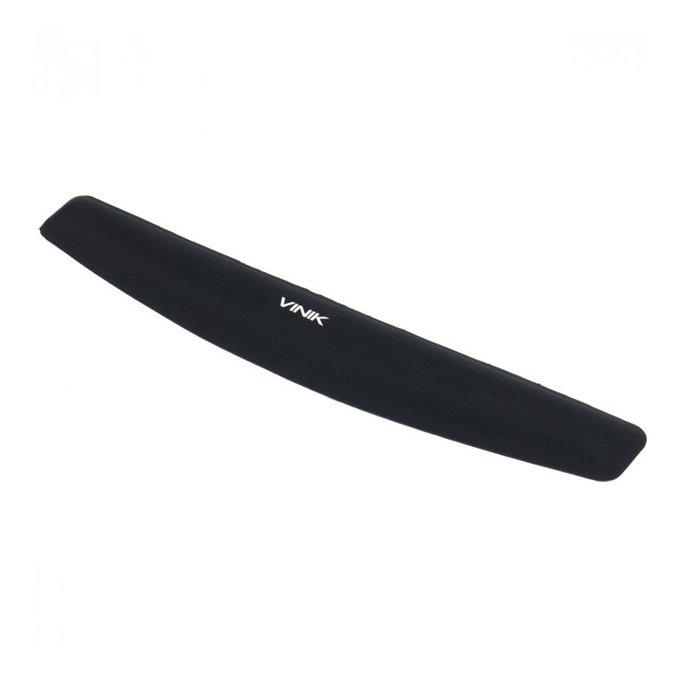APOIO DE PULSO EM GEL COM ACABAMENTO EM TECIDO PRETO PARA TECLADO - APG-10P
