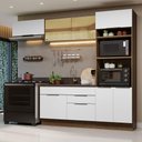 Ver imagem 1 de Armário de Cozinha Completa 270cm Rustic/Branco Stella Madesa 08