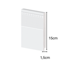 Ver imagem 2 de Rodapé Poliestireno 15cm Branco 53215 Arquitech Versalhes