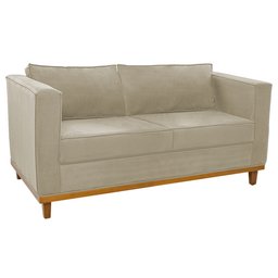 Kit Sofá 2 Lugares e 2 Poltronas Europa Linho Bege - Am Decor - 6