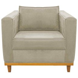 Kit Sofá 2 Lugares e 2 Poltronas Europa Linho Bege - Am Decor - 5