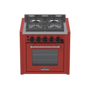 Fogao a Gas de Embutir 4 Bocas Venax Temis Vermelho 127v