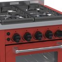 Ver imagem 5 de Fogao a Gas de Embutir 4 Bocas Venax Temis Vermelho 127v