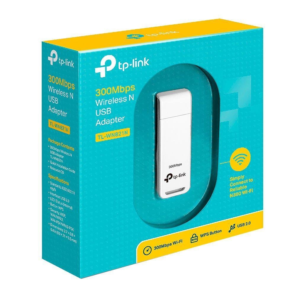 Adaptador Wireless Tp-link Tl-wn821n 300mbps - 2