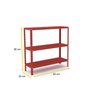 ESTANTE DE AÇO MULTIUSO PANDIN EDP03SR - VERMELHO EDP03SR M.U. C#20 P#26 - 2