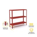 Ver imagem 3 de ESTANTE DE AÇO MULTIUSO PANDIN EDP03SR - VERMELHO EDP03SR M.U. C#20 P#26