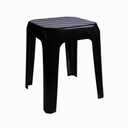 Ver imagem 1 de Banqueta Plástica 140k Reforçada Preta 34x34x41cm Bf3 Astra