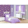Cortina para Quarto Infantil Lilás 2m x 1,65m Ideal para Varão Simples de 2 Metros - 3