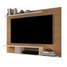 Painel Home Luxo para Tv até 55 pol com 3 nicho Freijó/Off White - 3