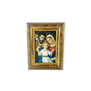 Quadro com Moldura Resinado Sagrada Familia 20,5x15,5