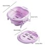 Banheira Massageador de Pes Bacia Relaxante Retratil Com Alça Pedicure Spa Portatil Regulavel Ajusta - 3