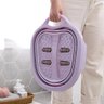 Banheira Massageador de Pes Bacia Relaxante Retratil Com Alça Pedicure Spa Portatil Regulavel Ajusta - 8