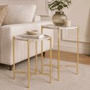 Ver imagem 2 de Mesa em Metal e Mármore 22117-P Mart
