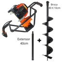 Ver imagem 1 de Perfurador de Solo Vulcan VPS520 Broca 80x10cm + Extensor de 40cm Para Colocações de Mourões