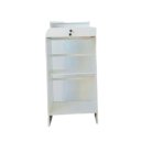 Ver imagem 3 de Balcão Caixa Vitrine Lojas e Comércios 100% Mdf Branco Desmontado - Suprema Móveis