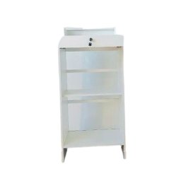 Balcão Caixa Vitrine Lojas e Comércios 100% Mdf Branco Desmontado - Suprema Móveis - 3