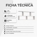 Ver imagem 4 de Nicho Decorativo Organizador de Livros 80cm MDF Sala Quarto Branco