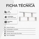 Ver imagem 4 de Nicho Decorativo Organizador de Livros 80cm MDF Sala Quarto Branco