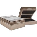 Ver imagem 1 de Cama Box Baú Casal: Colchão Ortopédico Probel D33 / Ep Plus + Base Clean(138x188)