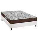 Ver imagem 1 de Cama Box Viúva: Colchão Ortopédico Ortobom D45/ep Anatômico Fort Tech Iso 150 + Base White(
