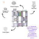 Ver imagem 2 de Nicho Organizador 100% Mdf com 4 Prateleiras para Escritório