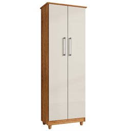 Armário Lavanderia Multiuso Nina 2 Portas Cedro Areia - Saga Decor - 1
