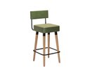 Ver imagem 2 de Kit com 3 Banqueta Barcelona - Couríssimo Verde