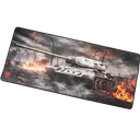 Ver imagem 1 de Mouse Pad Gamer Grande 70x30 cm Estampa Tanque El-2210