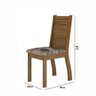 Kit 4 Cadeiras De Jantar Viero Napoli Nati Imbuia Tecido Cacau Imbuia - 2