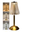 Ver imagem 5 de Abajur Vintage Usb Regulável para Quarto, Sala e Escritório