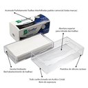 Ver imagem 4 de Toalheiro Acrílico Comercial Fino para Toalhas Interfolhadas Centauri Acrílicos TC-P-F