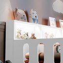 Ver imagem 4 de Cama Infantil C/ Colchão e Nicho Branca Branco
