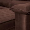 Sofá Retrátil Reclinável 3 Lugares com Molas 2,00m Quantum Suede Velut Marrom - King House - 7