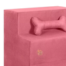 Escada Pet Escadinha Suede Rosé Cachorro Gato Rampa Pet Ossinho - 4