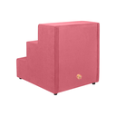 Ver imagem 2 de Escada Pet Escadinha Suede Rosé Cachorro Gato Rampa Pet Ossinho