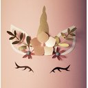 Ver imagem 2 de Lustre Pendente Infantil Unicórnio Cúpula Branco 25x25