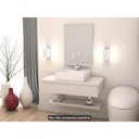 Ver imagem 5 de Conjunto Bancada C-cuba Q39 e Prateleira Metrópole 805 Perffect Acetinado Branco Chess