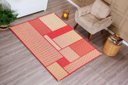 Ver imagem 3 de Tapete Sisal Sala Quarto Antiderrap. 2,00x2,50 Vermelho S-636