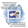 Travesseiro Cervical Alinhamento de Pescoço Anti Ronco Infravermelho Longo Branco - 3