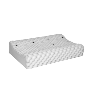 Travesseiro Cervical Alinhamento de Pescoço Anti Ronco Infravermelho Longo Branco