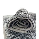 Ver imagem 3 de Tapete Macio 45 Cm X 65 Cm Bouclê Paris Antiderrapante - Cinza Chumbo